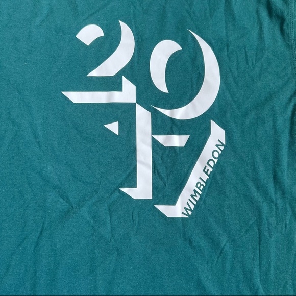 Wimbledon The Championships 2017 Official T-Shirt Men’s Small Tennis England NWT - Picture 2 of 7